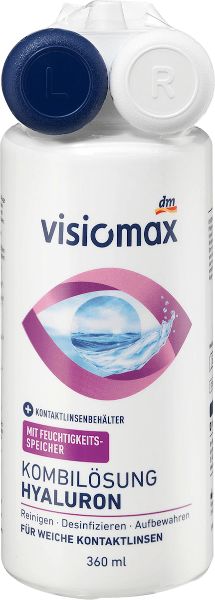 Visiomax Kontaktlinsen Pflegemittel Kombilosung Mit Hyaluron 360 Ml Dauerhaft Gunstig Online Kaufen Dm De