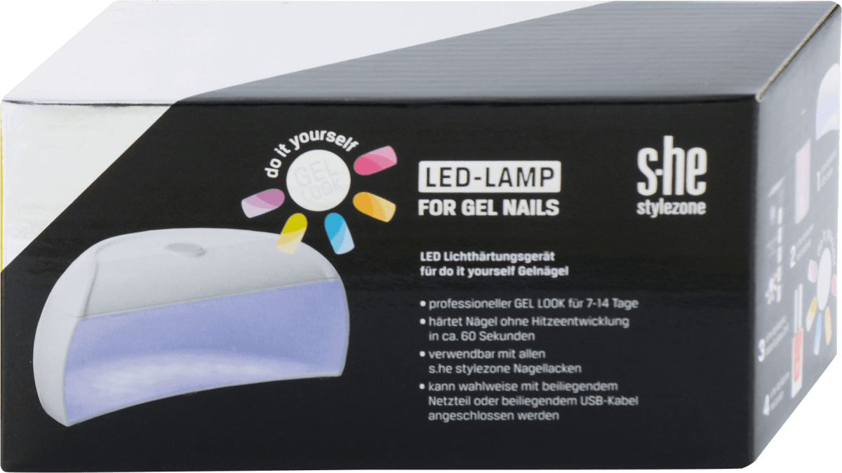 s he colour style led lampa na gelove nechty 1 ks nakupujte vzdy vyhodne online mojadm sk