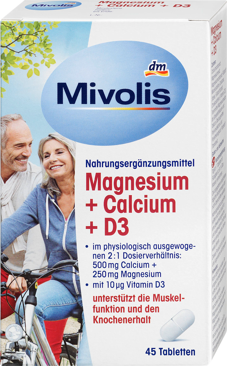Mivolis Magnesium Calcium D3 Tabletten 100 G Dm At