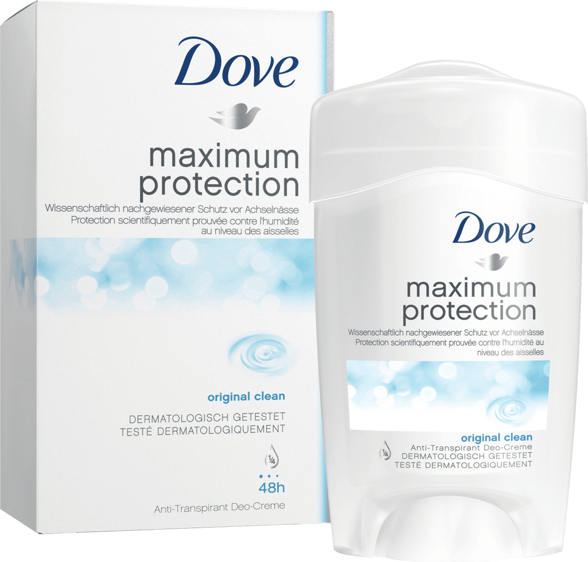 Deo Creme Antitranspirant Maximum Protection, 45 ml