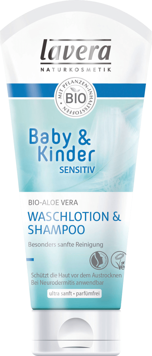 Waschlotion & Shampoo Baby & Kinder Sensitiv, 200 ml