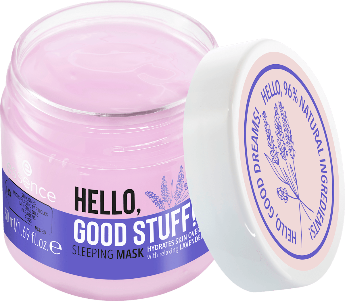 essence cosmetics Gesichtsmaske Hello, Good Stuff! Sleeping Mask, 50 ml