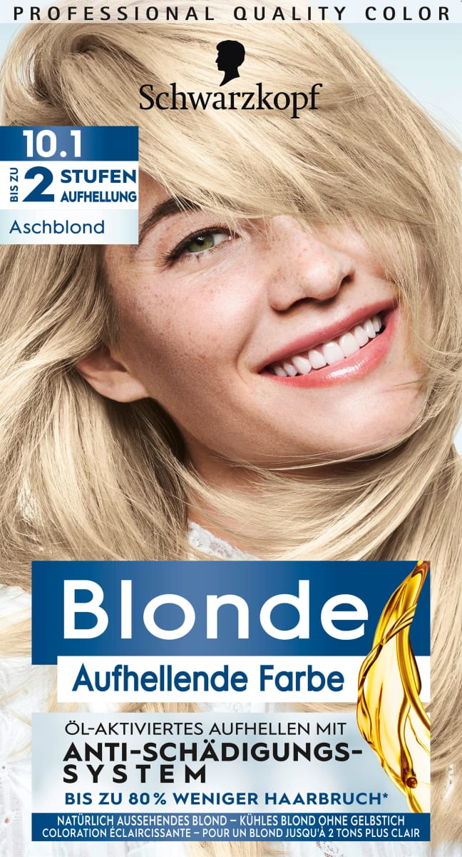 Nach blondierung aschblond färben