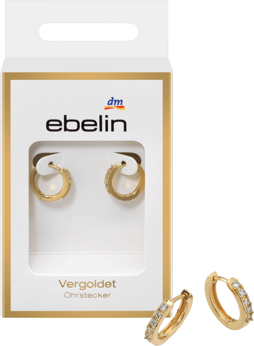 EDEL MODESCHMUCK Ohrringe Creolen breit DM25mm GOLD platd Glamour NICKELFREI C15 