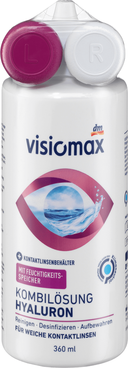 Kontaktlinsen-Pflegemittel Kombilösung mit Hyaluron, 360 ml
