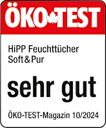 Grafik: Öko Test HiPP Feuchttücher soft&pur sehr gut Öko-TEST Magazin10/2024