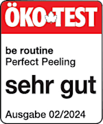Grafik: Öko-Test be routie Perfect Peeling sehr gut Ausgabe 02/2024