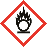 Gefahrenhinweis brandfördernd