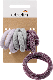 ebelin wuschel haargummis schwarz 3 st