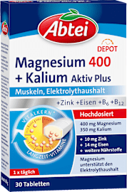 Abtei Magnesium 400 Tabletten 30 St 39 5 G Dauerhaft Gunstig Online Kaufen Dm De