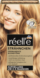 Strähnen mit blonden dunkle haare Drei schöne