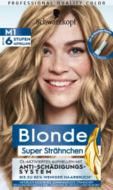 Blonden dunkle strähnen mit haare kann ich