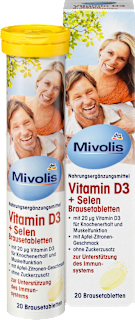 Vitamin D3 + Selen Brausetabletten, 20 St., 82 g