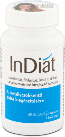 InDiat fogyókúrát segítő kapszula - 60db - BioNagyker webáruház
