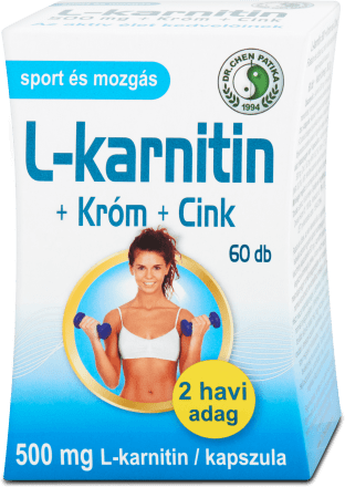 L-karnitin dm ár, L-karnitin kapszula, 60 db