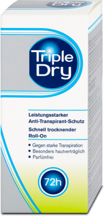 Triple dry antitranspirant test