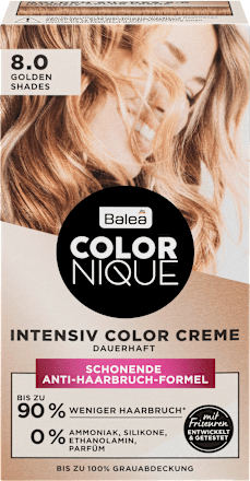 Balea Colornique Haarfarbe Golden Shades 8 0 1 St Dauerhaft Gunstig Online Kaufen Dm De