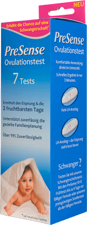 Presense Ovulationstest 7 St Dauerhaft Gunstig Online Kaufen Dm De