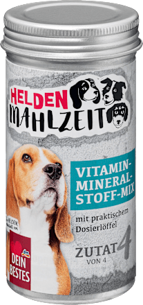 dein bestes heldenmahlzeit erganzungsfuttermittel fur hunde vitamin mineralstoff mix 125 g dauerhaft gunstig online kaufen dm de