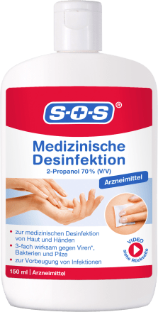 Sos Medizinische Desinfektion 150 Ml Dauerhaft Gunstig Online Kaufen Dm De