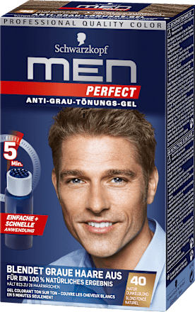 Schwarzkopf Men Perfect Tonung Anti Grau Gel Natur Dunkelblond 40 80 Ml Dauerhaft Gunstig Online Kaufen Dm De