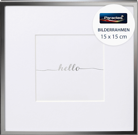 Paradies Bilderrahmen Metall Quadrat 15 X 15 Cm Silber 1 St Dauerhaft Gunstig Online Kaufen Dm De