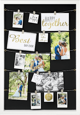 paradies bilderrahmen adventskalender 60x40 cm weiss mit 24 clips 1 st dauerhaft gunstig online kaufen dm de