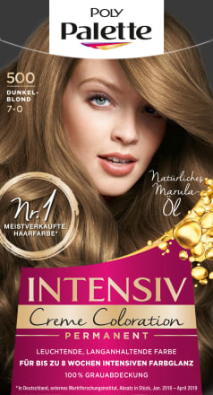 Poly Palette Haarfarbe Dunkelblond 500 1 St Dauerhaft Gunstig Online Kaufen Dm De