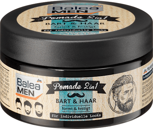 Balea Men Pomade 2in1 Fur Bart Haar 100 Ml Dauerhaft Gunstig Online Kaufen Dm De