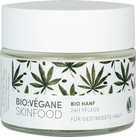 Bio Vegane Tagescreme Bio Hanf 24h Pflege 50 Ml Dauerhaft Gunstig Online Kaufen Dm De Durch den gezielten einsatz naturbelassener inhaltsstoffe, die bevorzugt aus kontrolliert biologischem anbau oder aus nachwachsenden wildsammlungen stammen, wird aus superfood skinfood. tagescreme bio hanf 24h pflege 50 ml