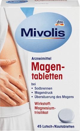 Mivolis Magentabletten 45 St Dauerhaft Gunstig Online Kaufen Dm De