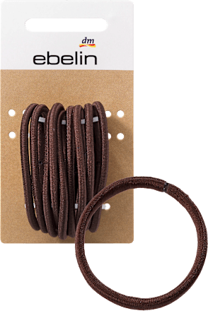 haargummis braun 9 st