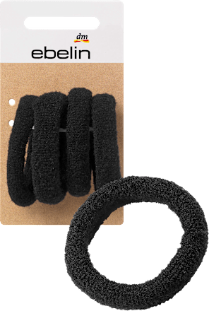 haargummis schwarz 4 st