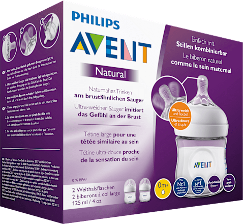 philips avent babyflasche natural 2 0 doppelpack 125ml 1 st dauerhaft gunstig online kaufen dm de