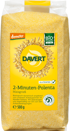 Davert Polenta 2 Minuten Schnellkochend Glutenfrei 500 G Dauerhaft Gunstig Online Kaufen Dm De 