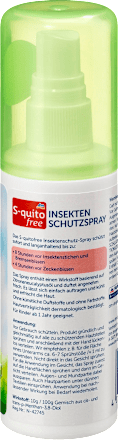 S Quitofree Insektenschutzspray 100 Ml Dauerhaft Gunstig Online Kaufen Dm De