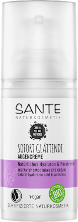 Sante Augencreme Sofort Glattend Parakresse Naturliche Hyaluronsaure 15 Ml Dauerhaft Gunstig Online Kaufen Dm De