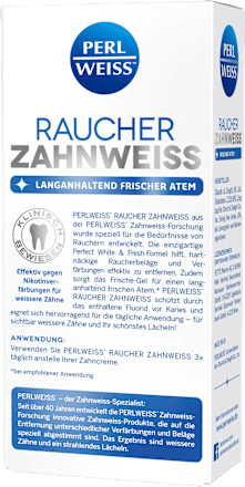 Perlweiss Zahnpasta Raucher Zahnweiss 50 Ml Dauerhaft Gunstig Online Kaufen Dm De