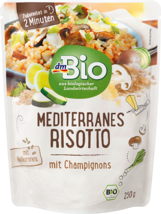 Dmbio Fertiggericht Mediterranes Risotto Mit Champignons 250 G Dauerhaft Gunstig Online Kaufen Dm De