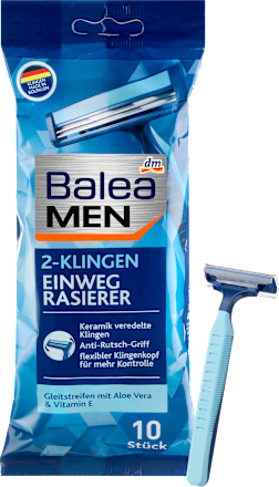 Balea Men Einwegrasierer 2 Klingen 10 St Dauerhaft Gunstig Online Kaufen Dm De