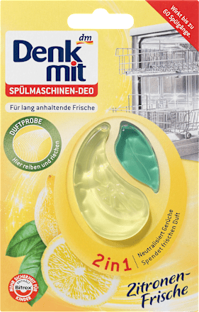 denkmit spulmaschinen deo zitronen frische 1 st dauerhaft gunstig online kaufen dm de