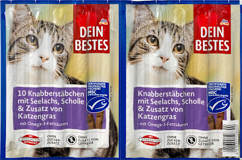 knabber stabchen fur katzen mit lachs 50 g