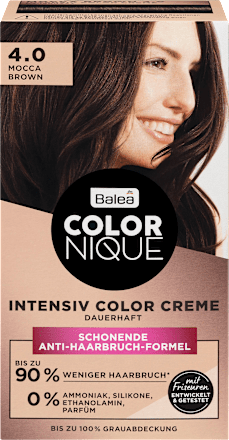balea colornique haarfarbe mocca brown 4 0 1 st dauerhaft gunstig online kaufen dm de