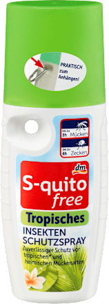 S Quitofree Tropisches Insektenschutzspray 100 Ml Dauerhaft Gunstig Online Kaufen Dm De