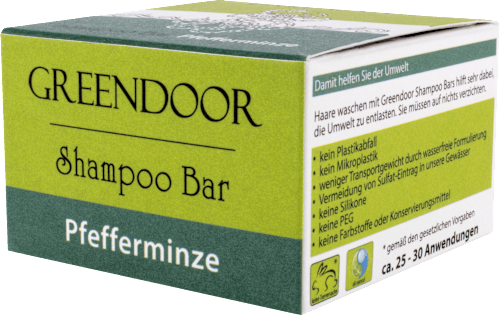 Greendoor Festes Shampoo Pfefferminze 75 G Dauerhaft Gunstig Online Kaufen Dm De