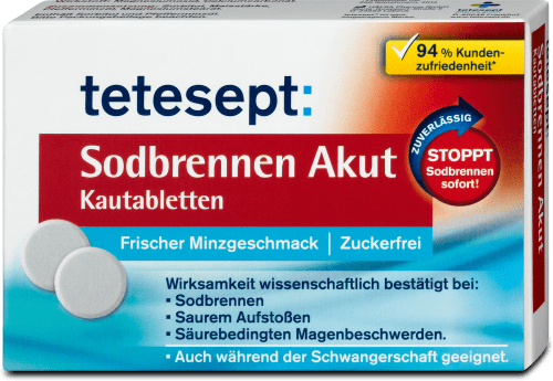 Tetesept Sodbrennen Akut Tabletten 20 St Dm At