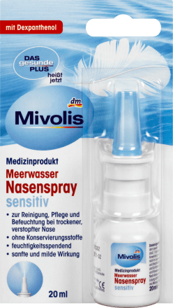 meerwasser nasenspray sensitiv 20 ml