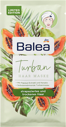 tuchmaske turban papaya tropical hair 1 st