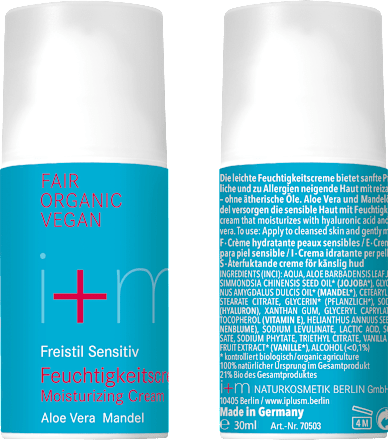 I M Naturkosmetik Berlin escreme Freistil Sensitive Feuchtigkeitscreme 30 Ml Dauerhaft Gunstig Online Kaufen Dm De