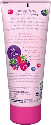 Bubchen Kids Shampoo Spulung Happy Berry 0 Ml Dauerhaft Gunstig Online Kaufen Dm De